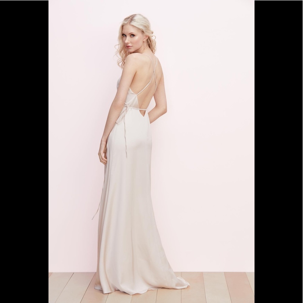*NWT* Watters Bridesmaid Satin Wrap Dress